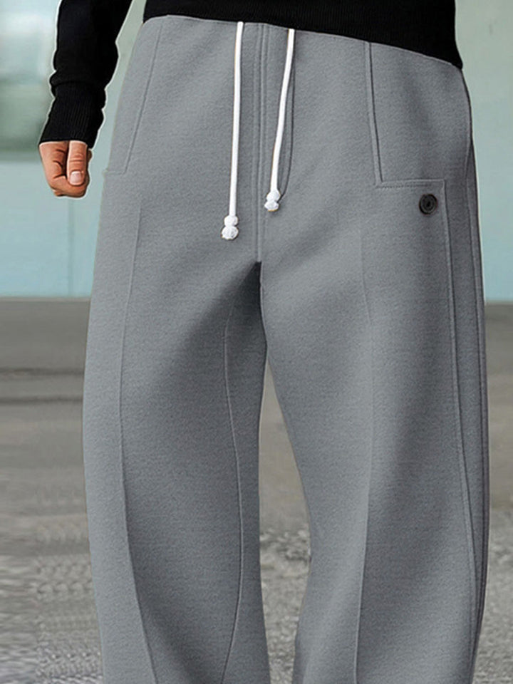 Karelis - Pantaloni Sportivi Comodi a Gamba Larga