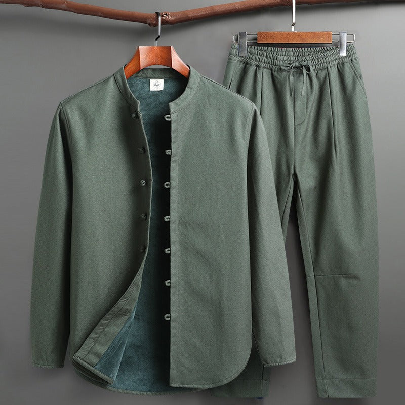Vayen - Set di due Pezzi con Uniforme Foderata in Pile