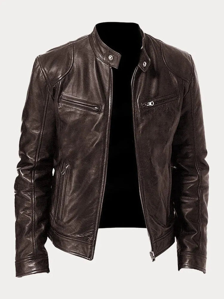 Chiron - Giacca Casual in Pelle