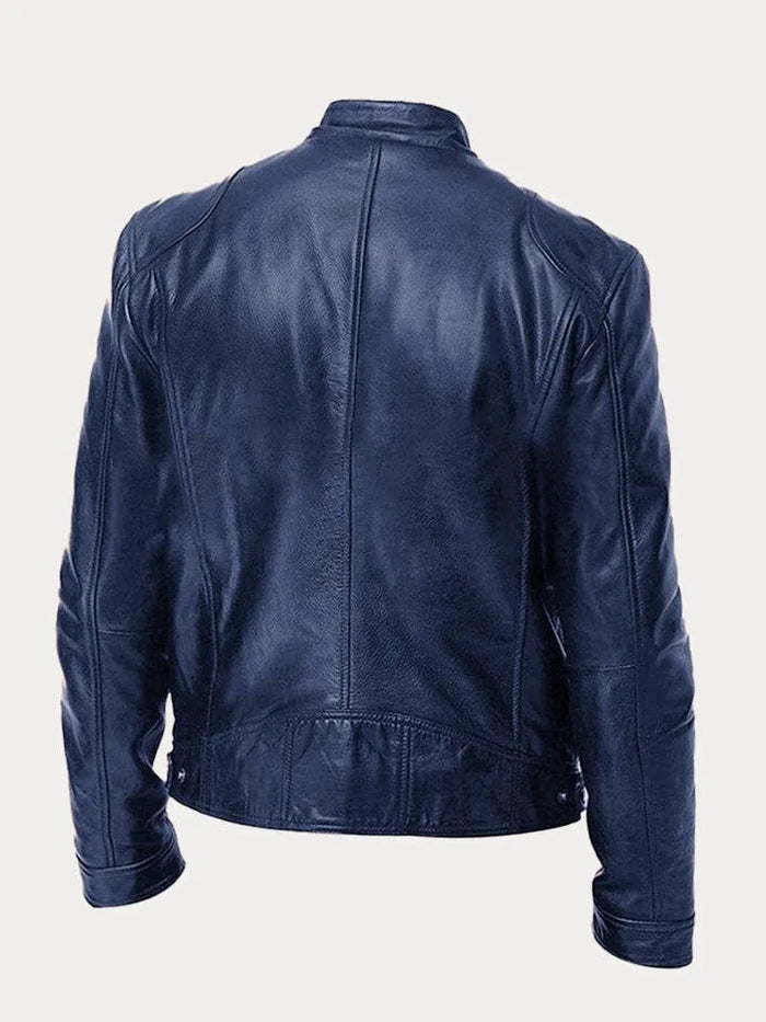 Zafeirios - Giacca di Pelle Casual