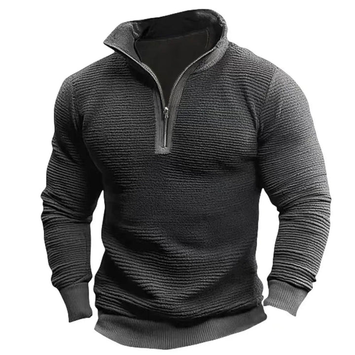 Saverio - Felpa Vintage Con Mezza Zip