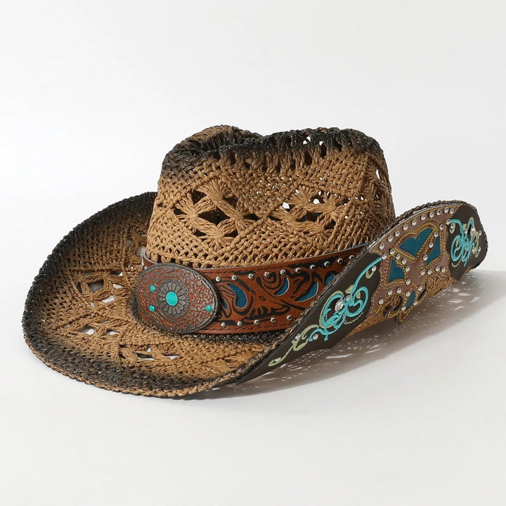 PrairieCrown - Cappello Da Cowboy Intrecciato