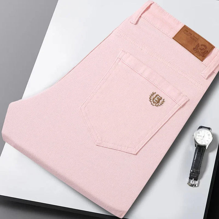 Chathura - Pantaloni in Denim Elasticizzato