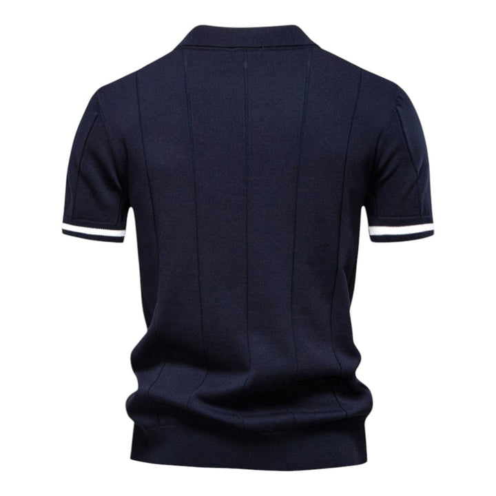 Johncena - Polo Casuale Sportiva Con Zip