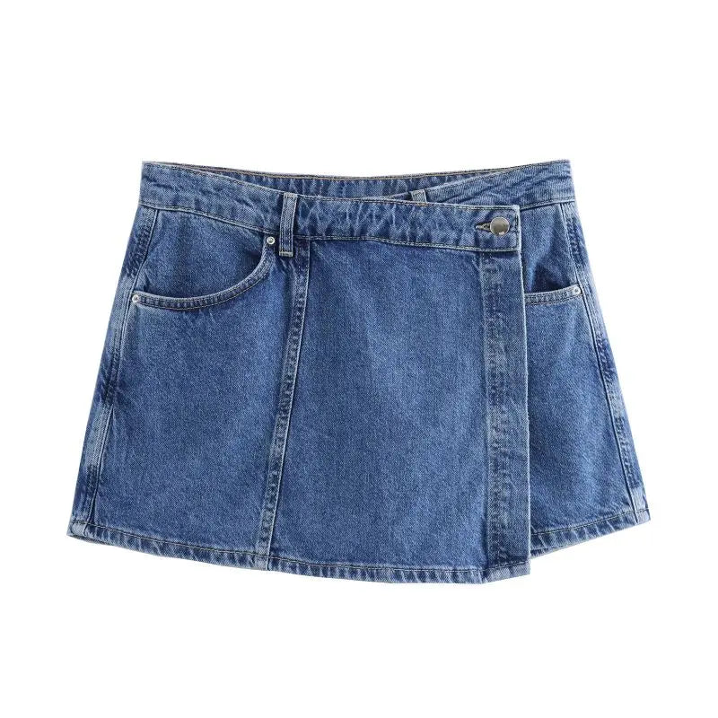 Jadwiga - Set in Denim Con Scollo a V