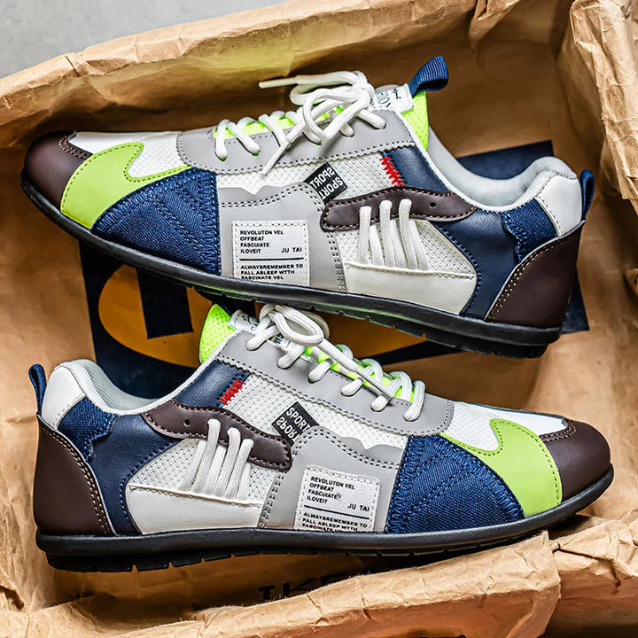 Reinders - Sneakers Con Lacci in Stile Patchwork