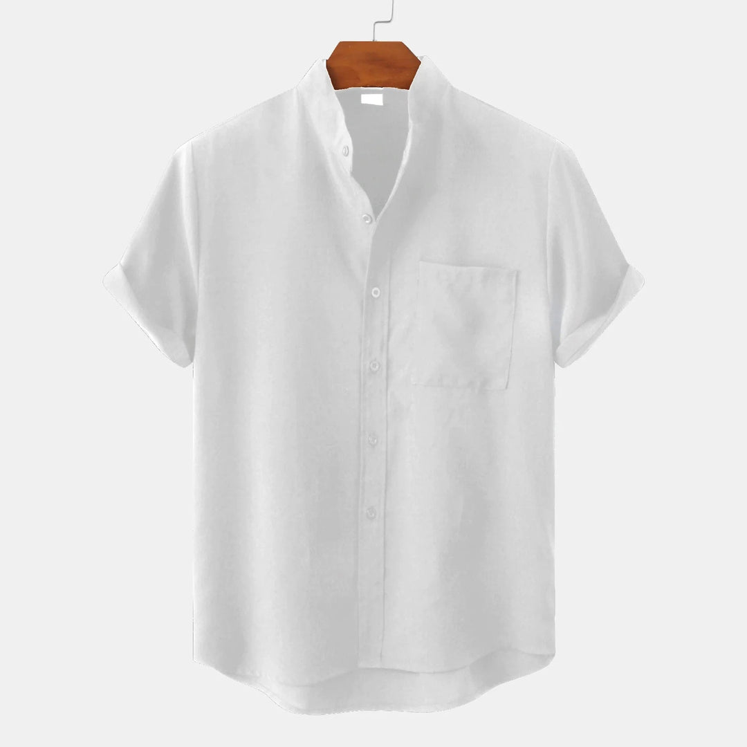 Gerardo - Camicia Di Lino A Maniche Corte