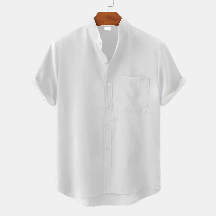 Gerardo - Camicia Di Lino A Maniche Corte