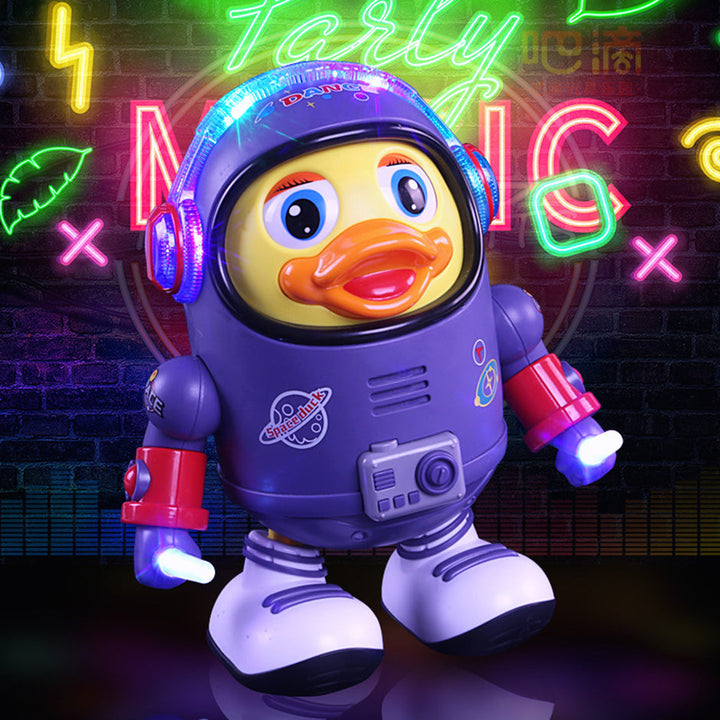 SpaceGroove - Divertente Giocattolo Astronauta con LED e Musica