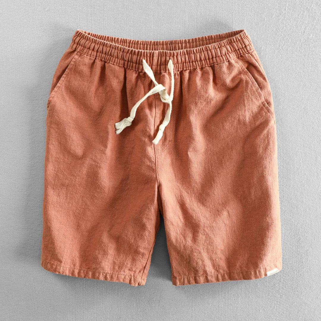 Leo - Pantaloncini Casuale In Lino