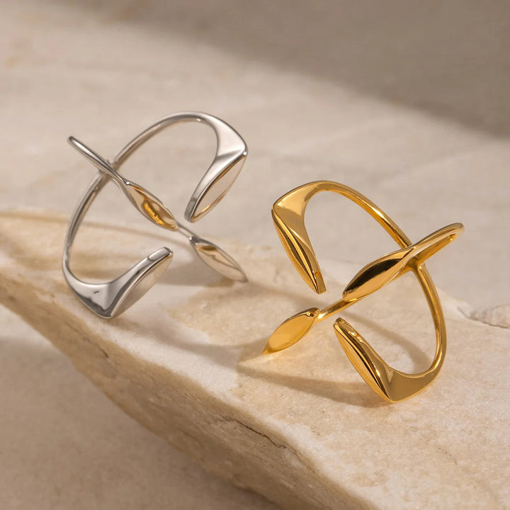 Gerti  - Anillo de Plata de ley Quattro Punti