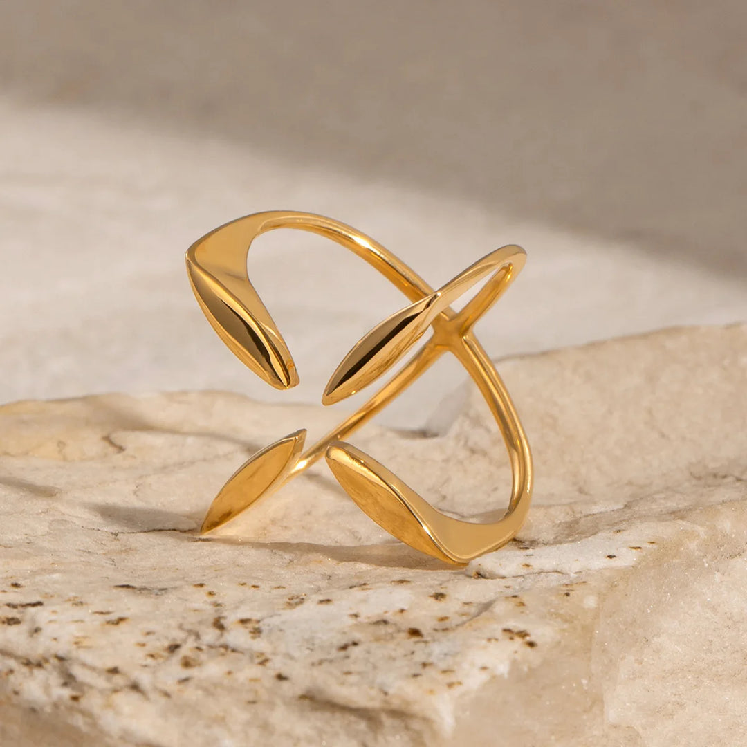 Gerti  - Anillo de Plata de ley Quattro Punti