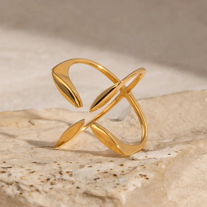 Gerti  - Anillo de Plata de ley Quattro Punti