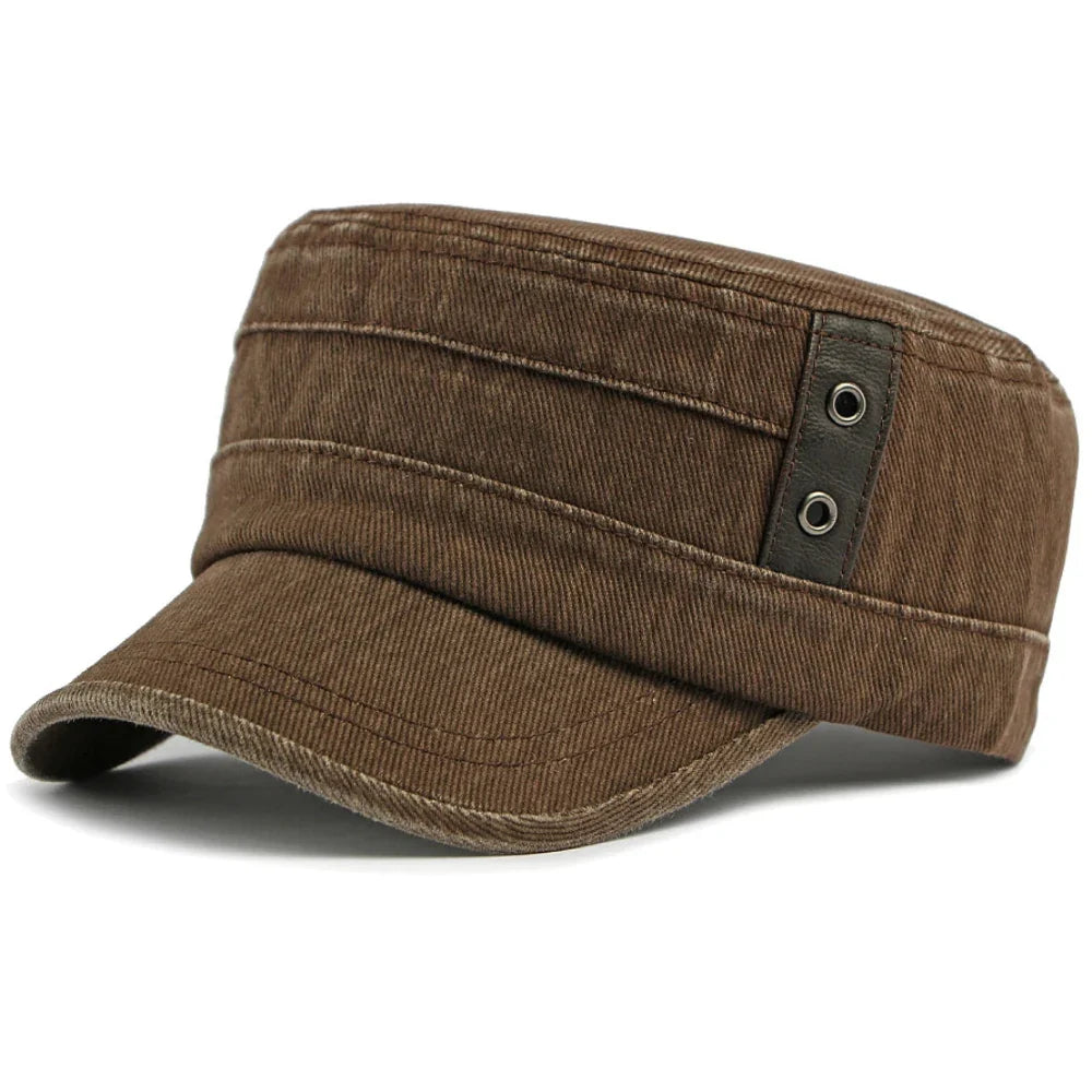 Salih - Cappellino in Denim Con Cinturino Con Fibbia