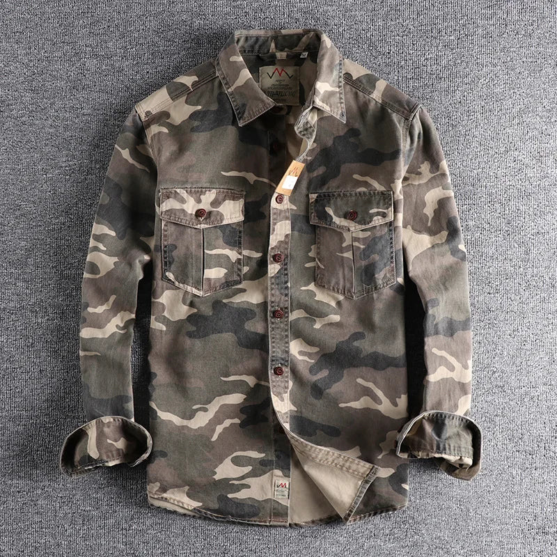 Firat - Camicia a Maniche Lunghe Con Bottoni