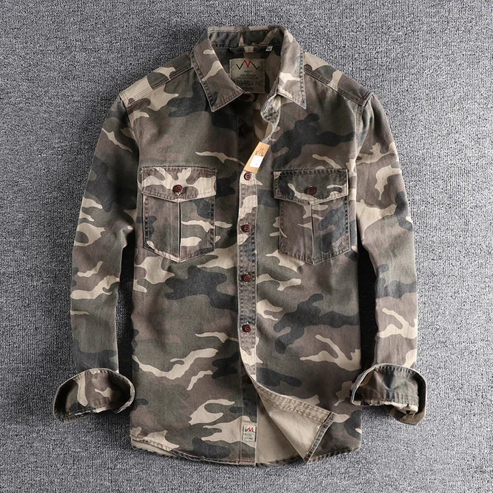Firat - Camicia a Maniche Lunghe Con Bottoni