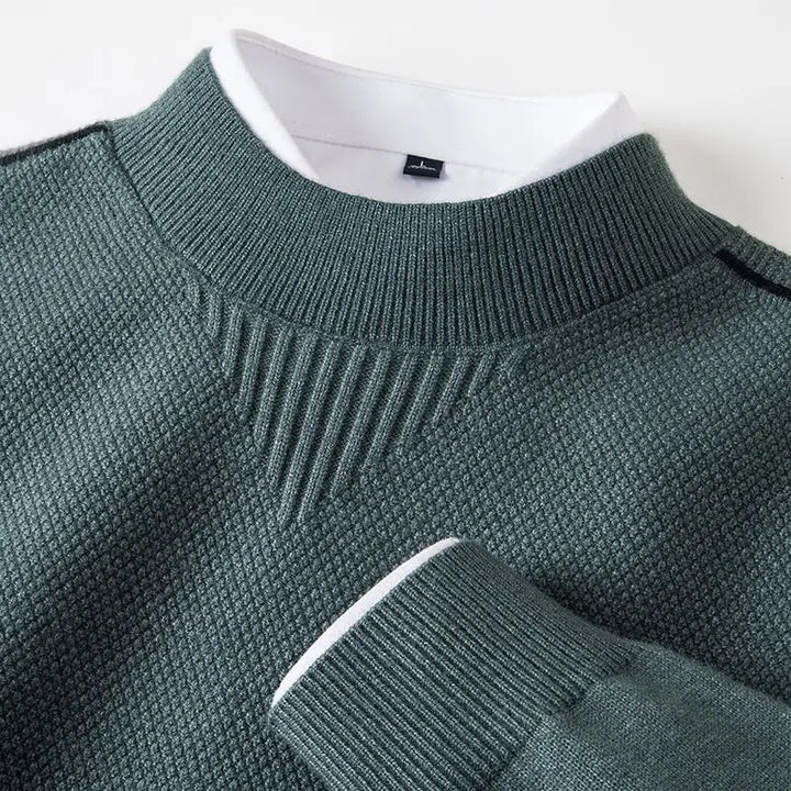 Calanthe - Maglione Jacquard a Maniche Lunghe