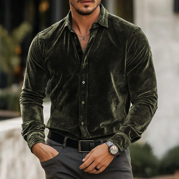 Kalana - Elegante Camicia a Maniche lunghe Con Colletto