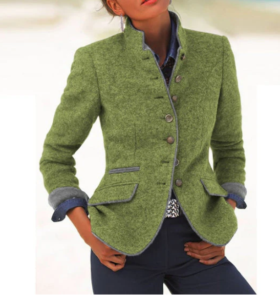 Nysha - Blazer Heritage Con Colletto Alla Coreana