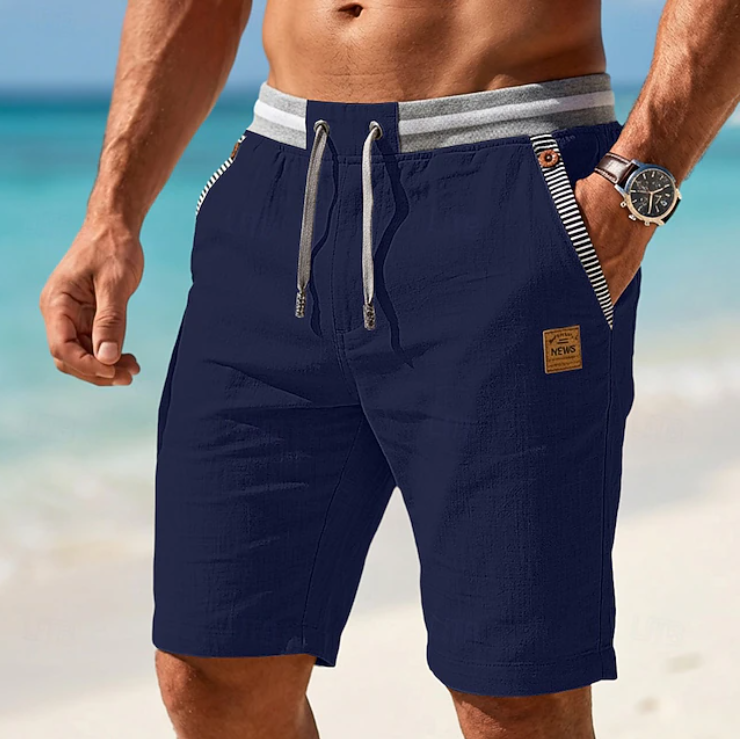 Jeferson - Pantaloncini Estivi Leggeri Con Lacci