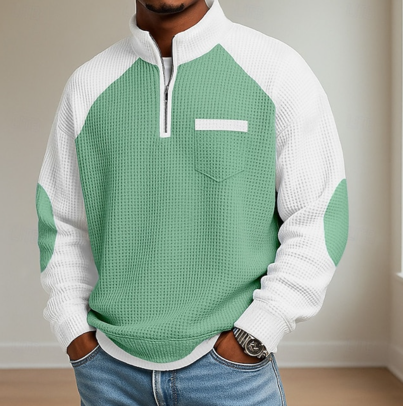 Lewiss - Maglione Con Collo Alto E Chiusura a Zip