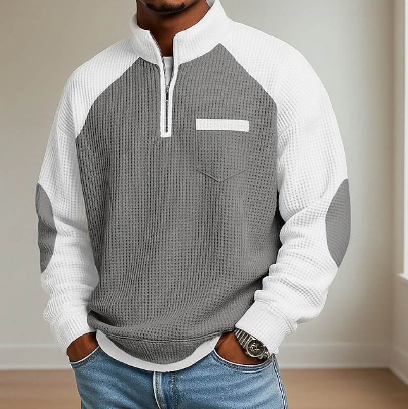 Lewiss - Maglione Con Collo Alto E Chiusura a Zip