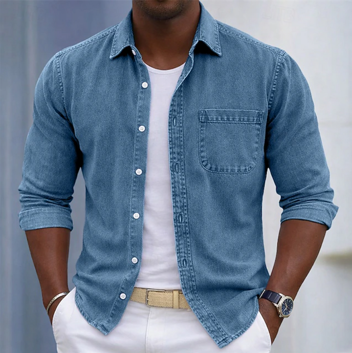 Kaick - Camicia a Maniche Lunghe Con Bottoni