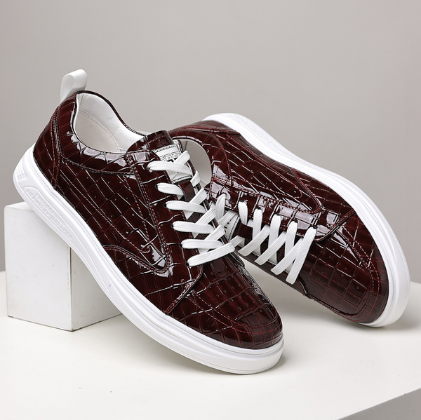 Deion - Scarpe Da Ginnastica Stringata in Pelle