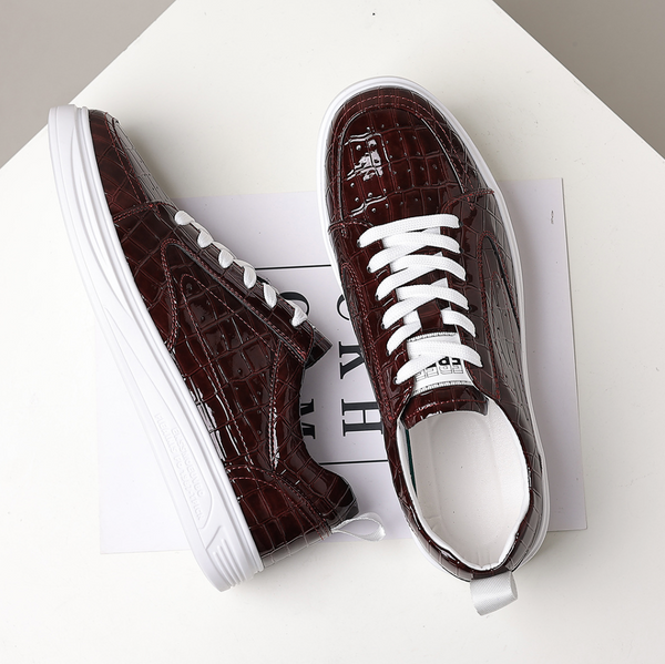 Deion - Scarpe Da Ginnastica Stringata in Pelle