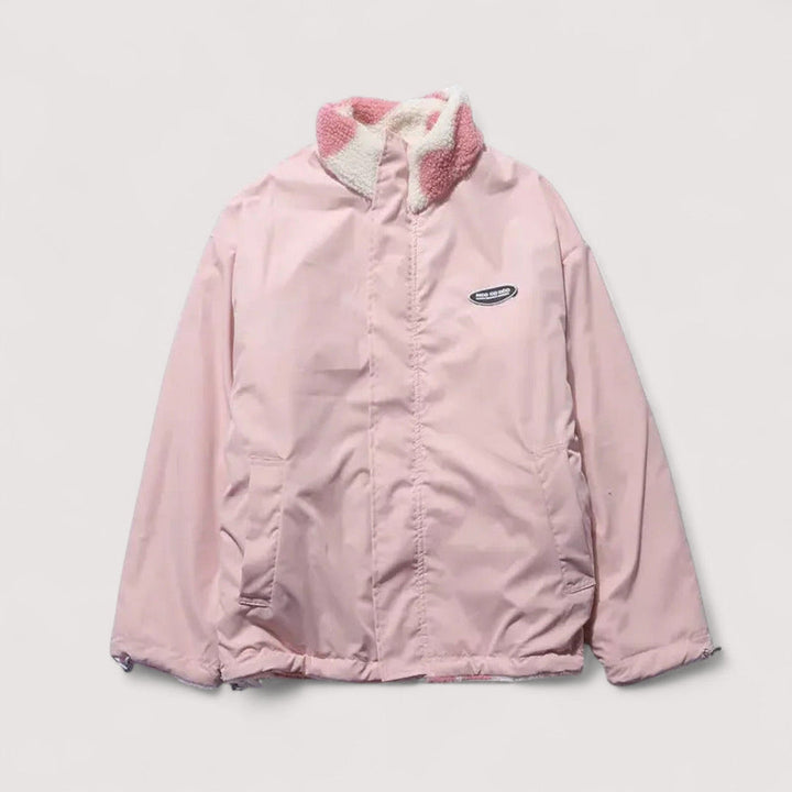 Gerina - Reversible Heart Print Jacket