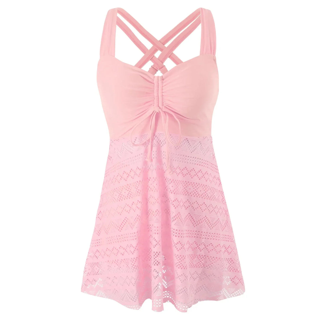 Loriane - Costume Da Bagno Con Scollo All'americana In Pizzo Premium