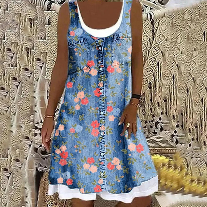 Natasza - Abito in Denim Morbido ed Elegante