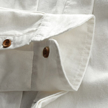 Hrvoje - Camicia Elegante Con Collo Alla Coreana