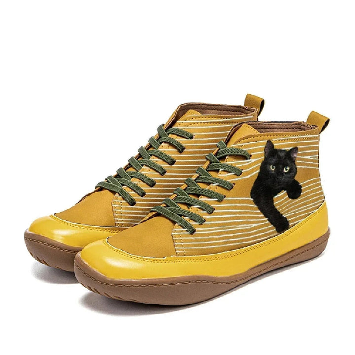 Zara - Stivale Elegante Con Disegno di Gatto
