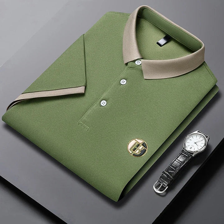 Angan - Elegante Polo Bicolore