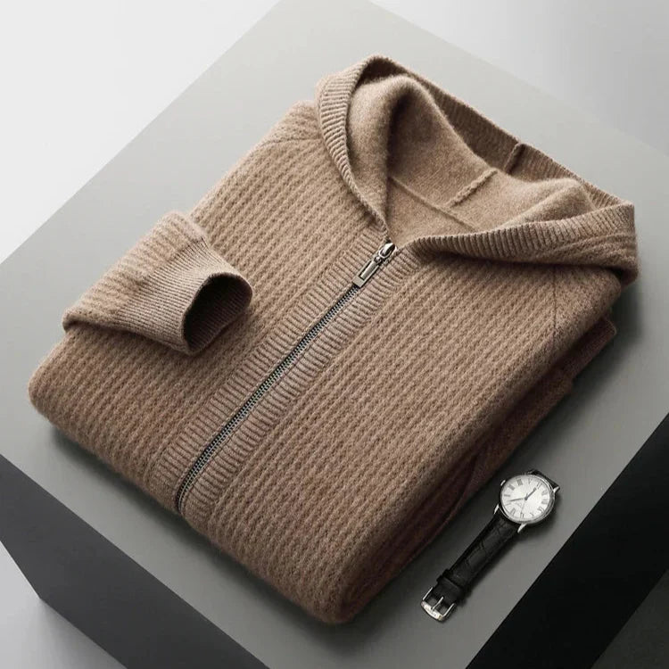 Yonel - Felpa Con Cappuccio in Cashmere di Lusso