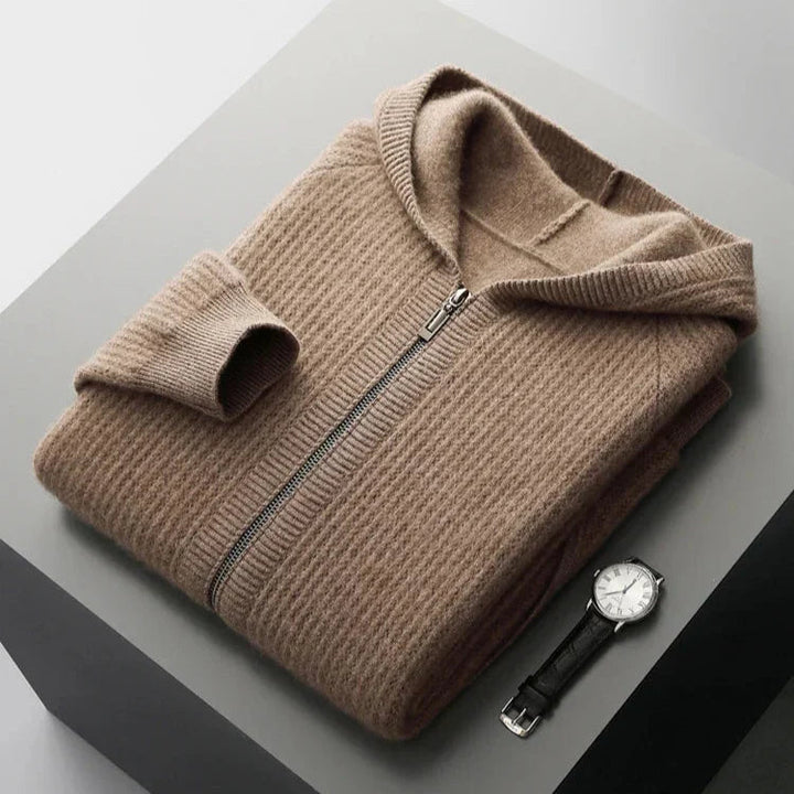 Yonel - Felpa Con Cappuccio in Cashmere di Lusso