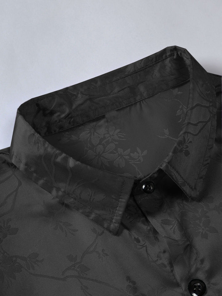 Bogdan - Elegante Manica Corta Stampato Camicia