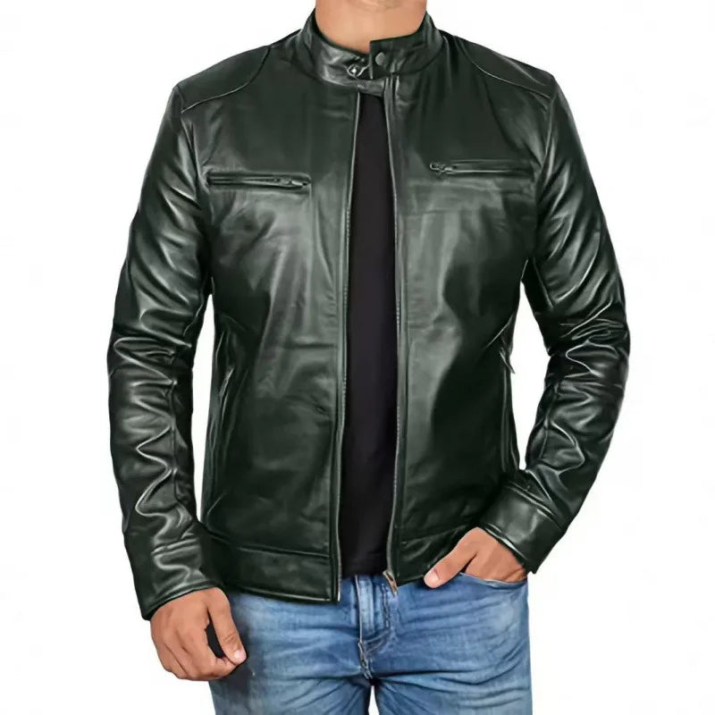 Daouda - Giacca Elegante in Pelle