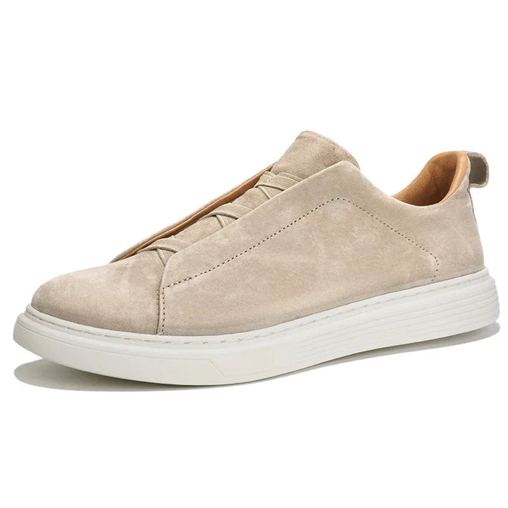 Derek - Elegante Scarpa Da Ginnastica In Pelle Scamosciata