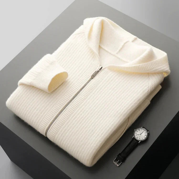 Yonel - Felpa Con Cappuccio in Cashmere di Lusso