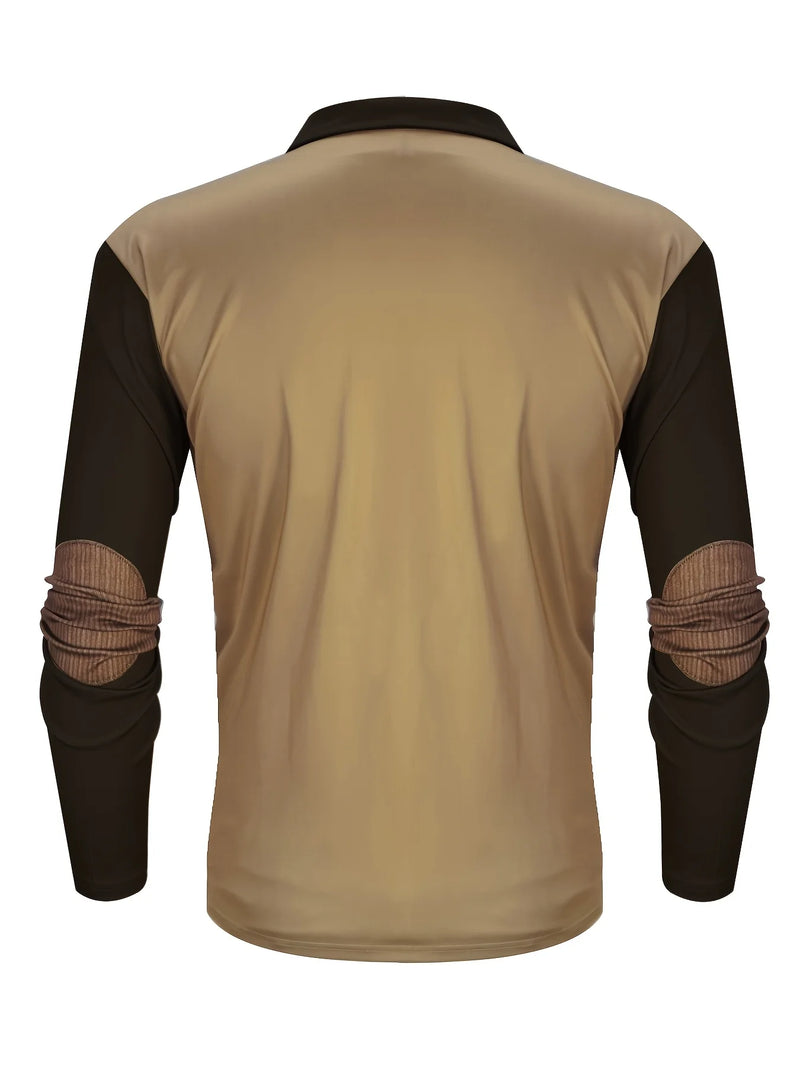 Lymann - Maglia a Maniche Lunghe Con Motivo a Cervo