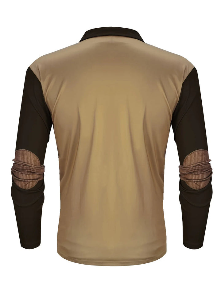 Lymann - Maglia a Maniche Lunghe Con Motivo a Cervo