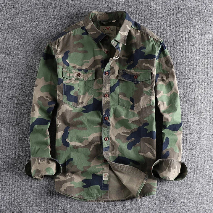 Firat - Camicia a Maniche Lunghe Con Bottoni