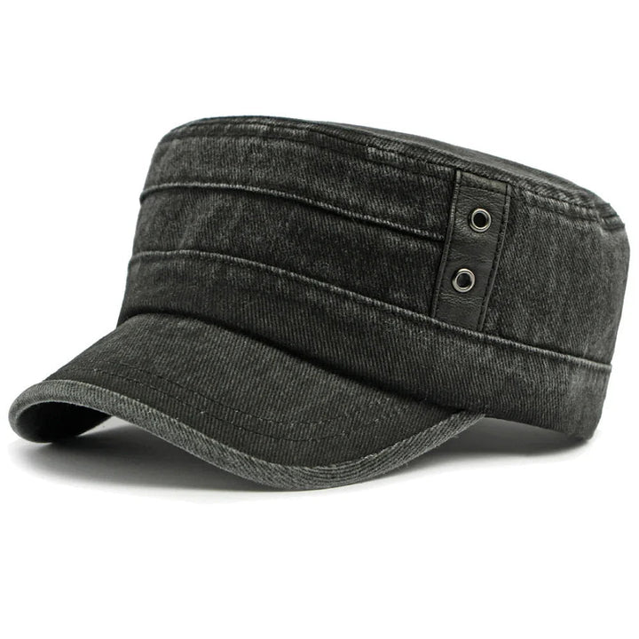 Salih - Cappellino in Denim Con Cinturino Con Fibbia
