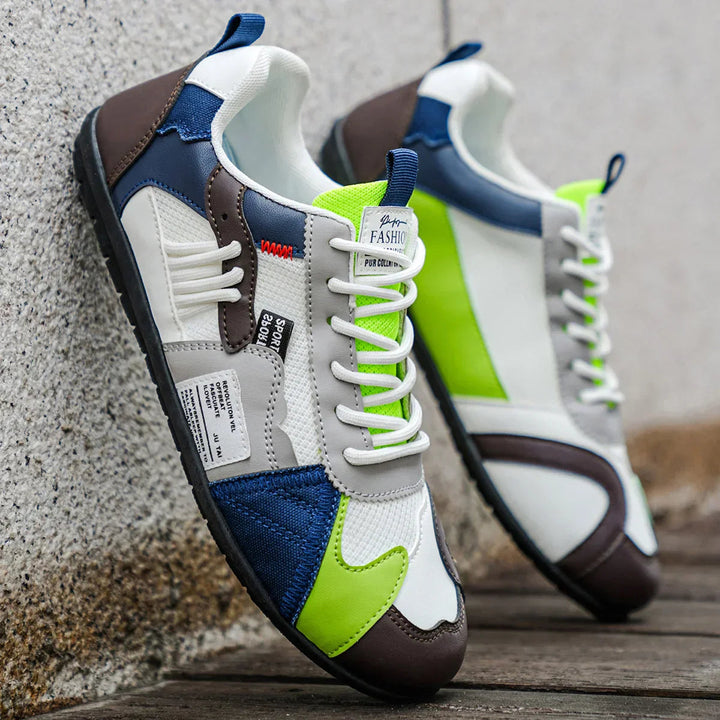 Reinders - Sneakers Con Lacci in Stile Patchwork