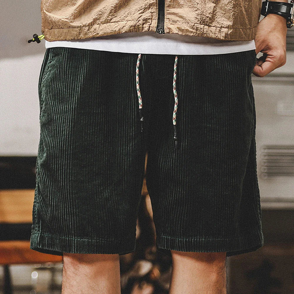 Klaas - Pantaloncini Di Velluto a Coste Regolabili