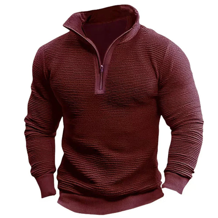 Saverio - Felpa Vintage Con Mezza Zip