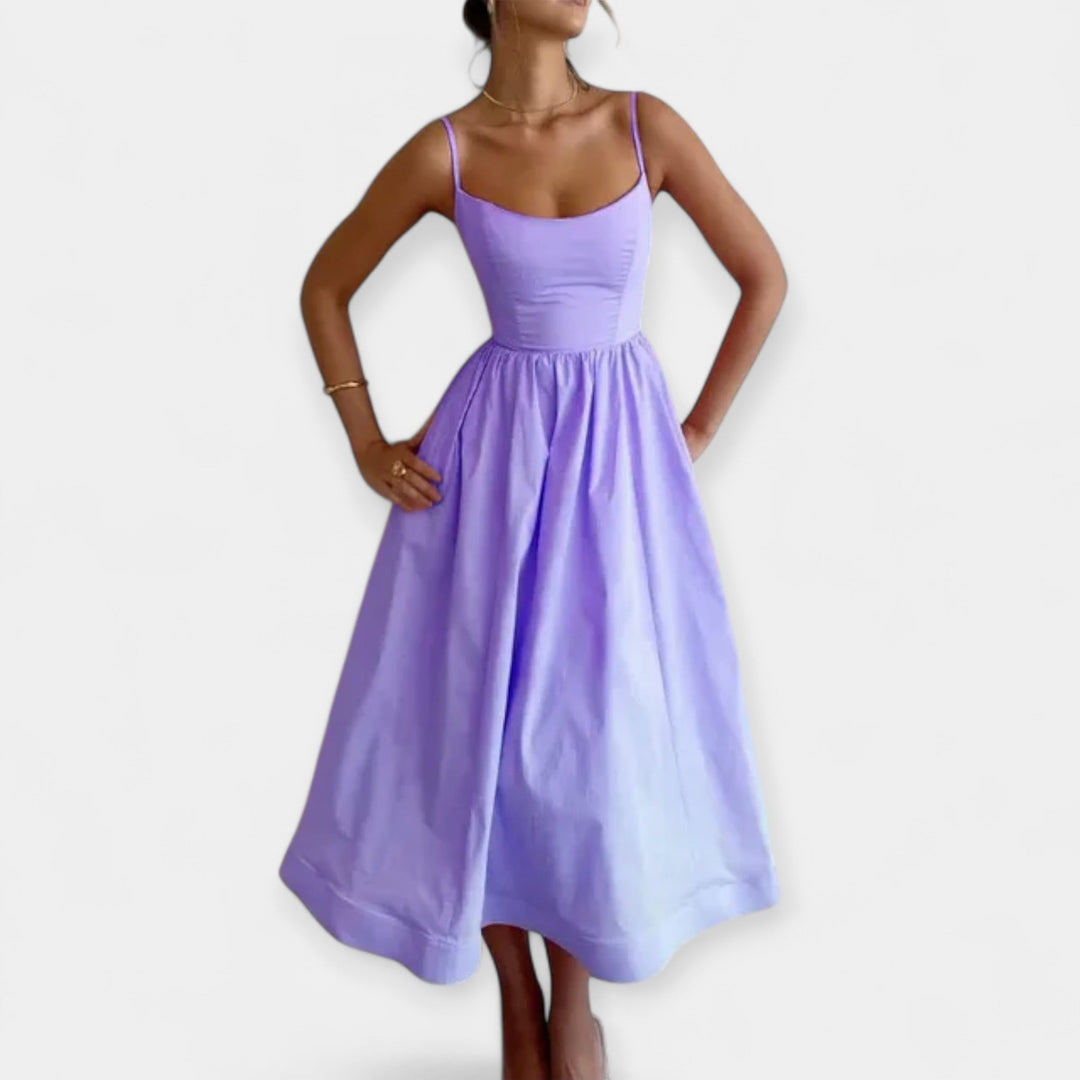 Shelley - Miniabito Con Scollo Rotondo e Spalline