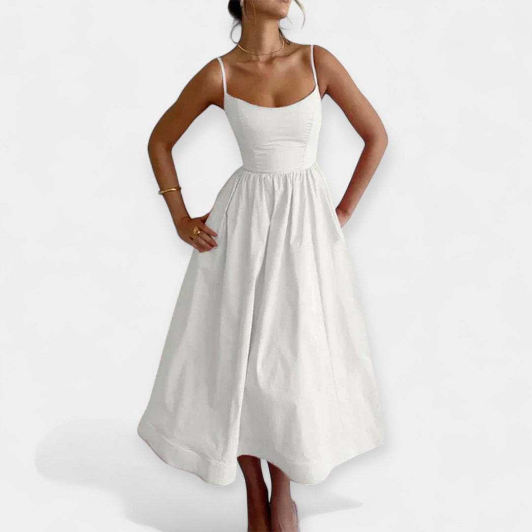 Shelley - Miniabito Con Scollo Rotondo e Spalline